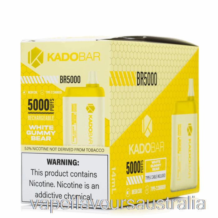 Vape Flavours Australia [5-Pack] Kado Bar BR5000 Disposable